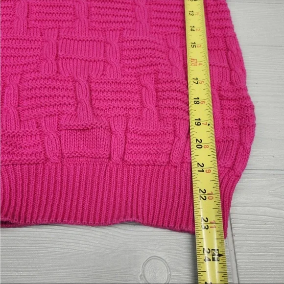 Knit Sleeveless Sweater 100% cotton Made in USA - Picture 4 of 7